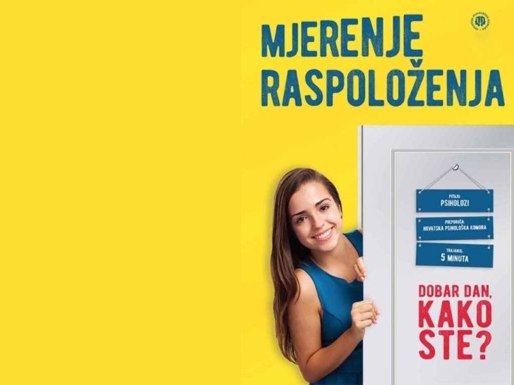 Akcija Mjerenja raspoloženja "Dobar Dan, Kako Ste?" povodom Svjetskog dana mentalnog zdravlja